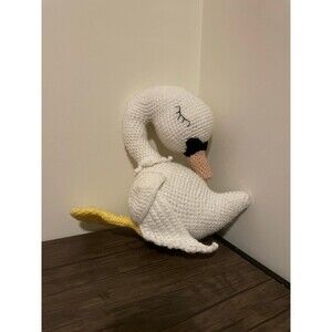 Handmade Crochet Amigurumi Swan‎
